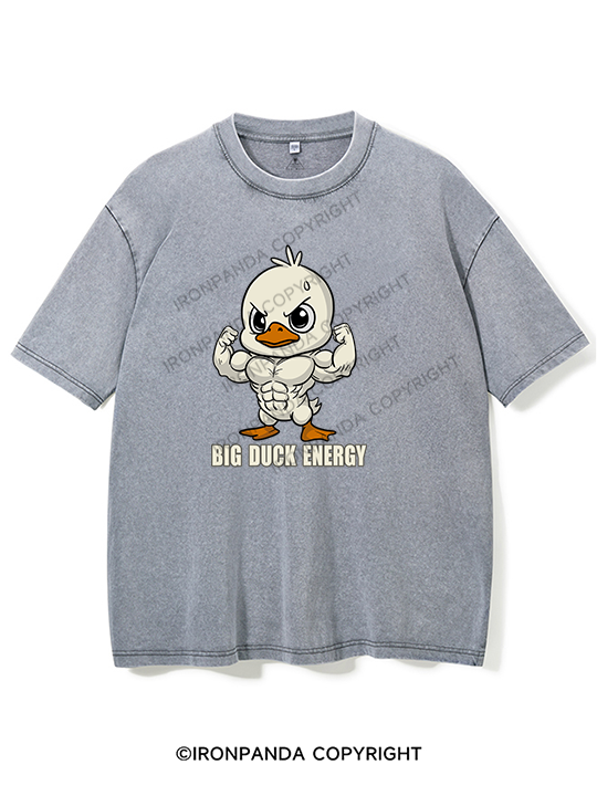 big duck energy Washed Gym Shirt