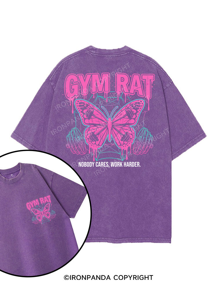 GYM RAT printed Gym Shirt