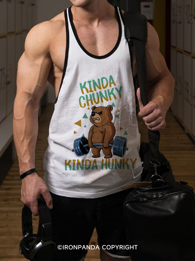 Kinda Chunky Kinda Hunky Stringer Gym Vest