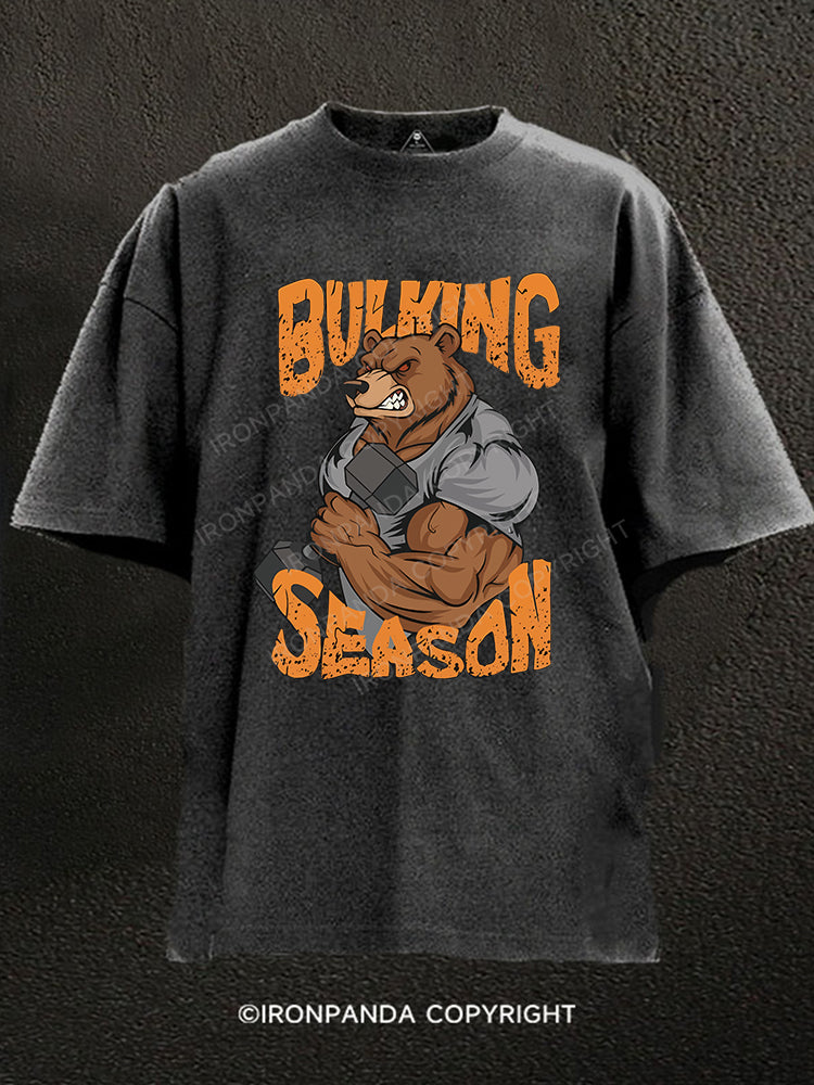 Bulking Season Washed Gym Shirt