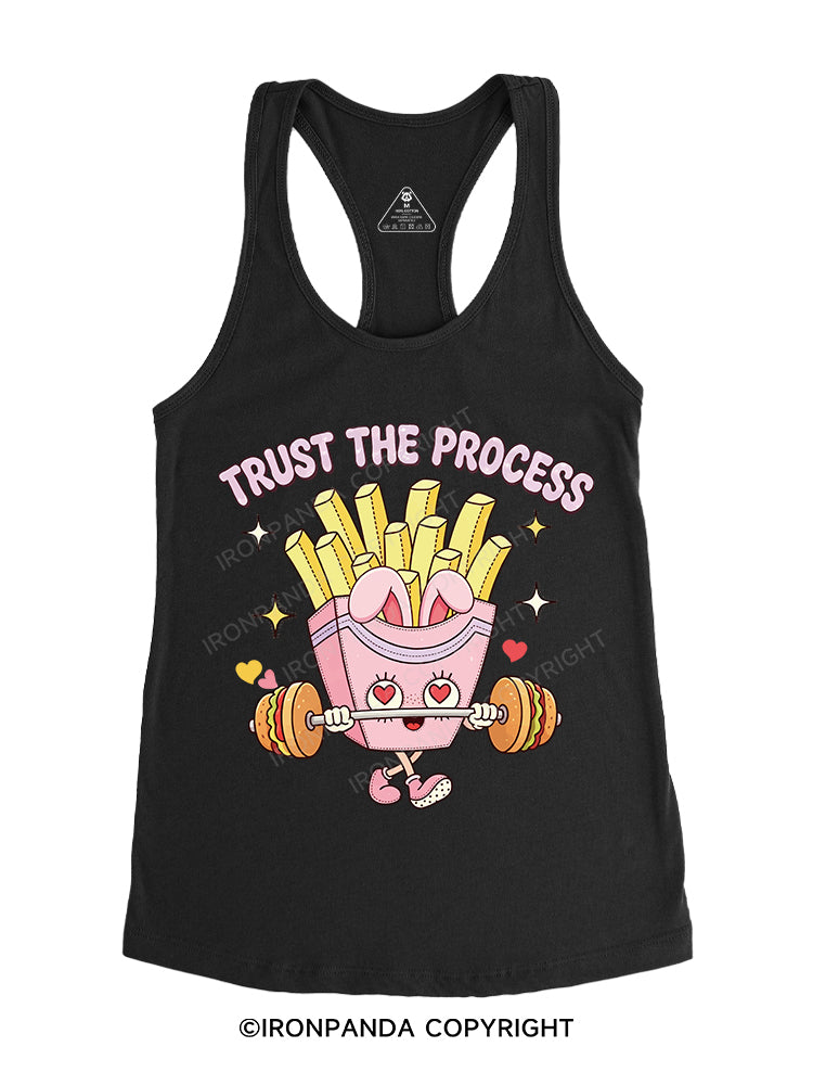 TRUST THE PROCESS Gym Racerback Tank