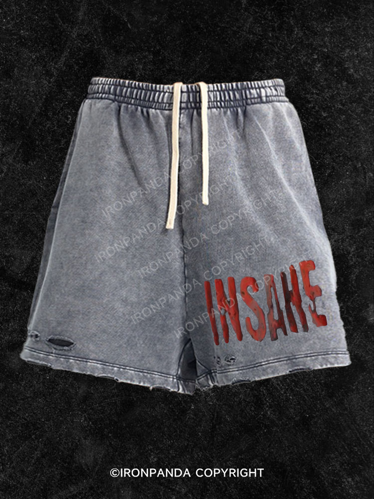 INSANE Washed Gym Shorts