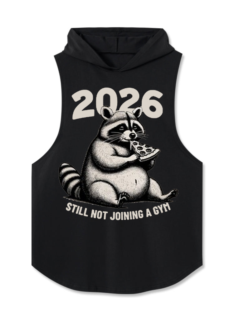 Still Not Joining a Gym Hooded Tank