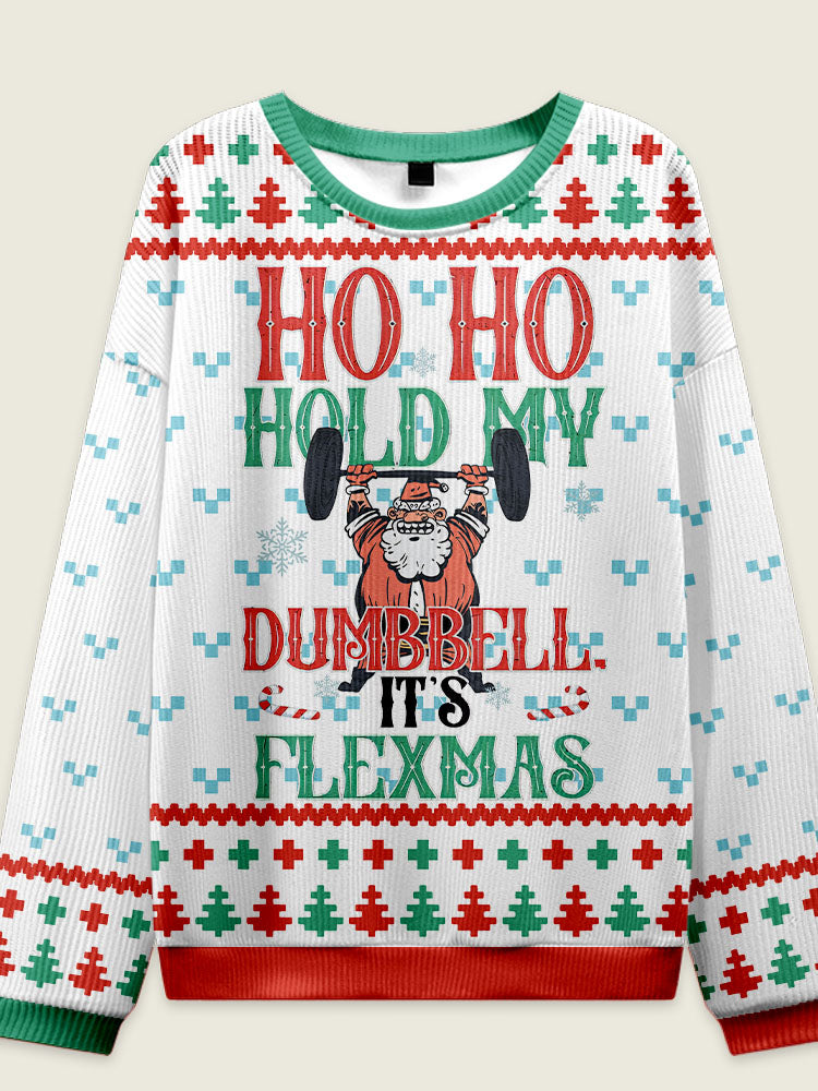 IRONPANDA HO HO HOLD MY theme Ugly Sweater