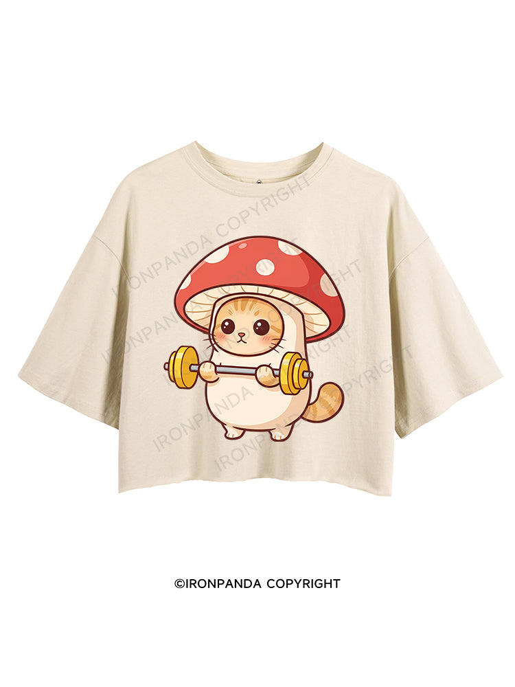 Shroomy Buff Cat CROP TOPS