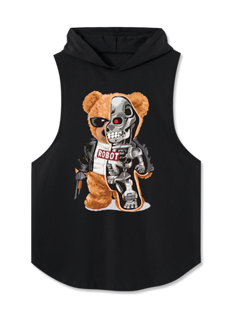 Robo Bear Hooded Tank