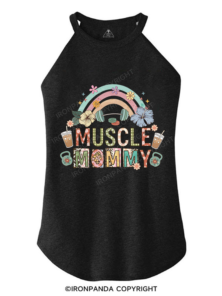 MUSCLE MOM ROCKER COTTON TANK