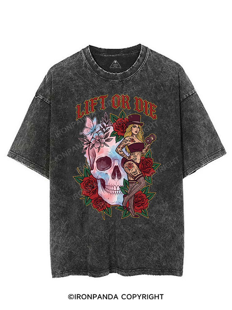 LIFT OR DIE VINTAGE GYM SHIRT