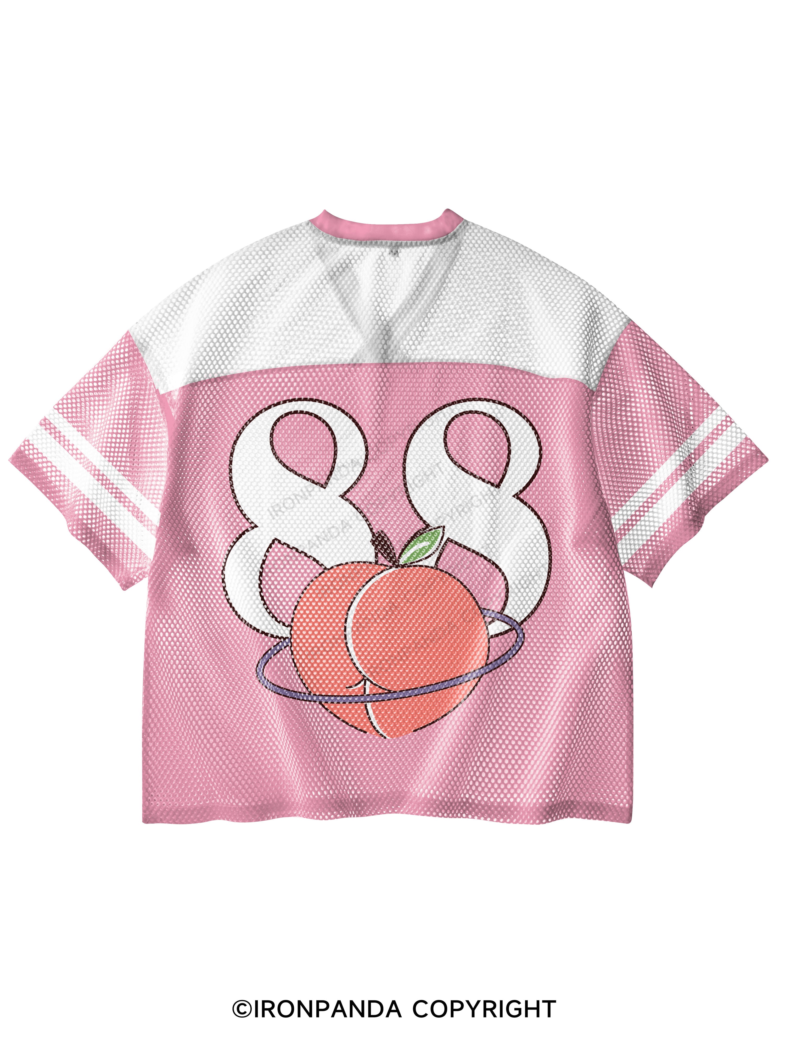 Practice Safe Sets V-Neck Open Hole Mesh Top