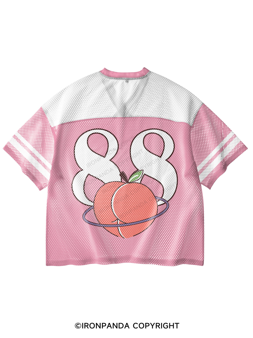 Practice Safe Sets V-Neck Open Hole Mesh Top
