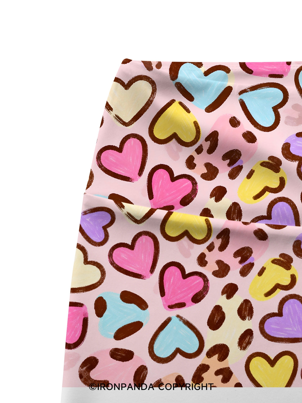 Sweetheart Leopard Printed Yoga Cycling Shorts