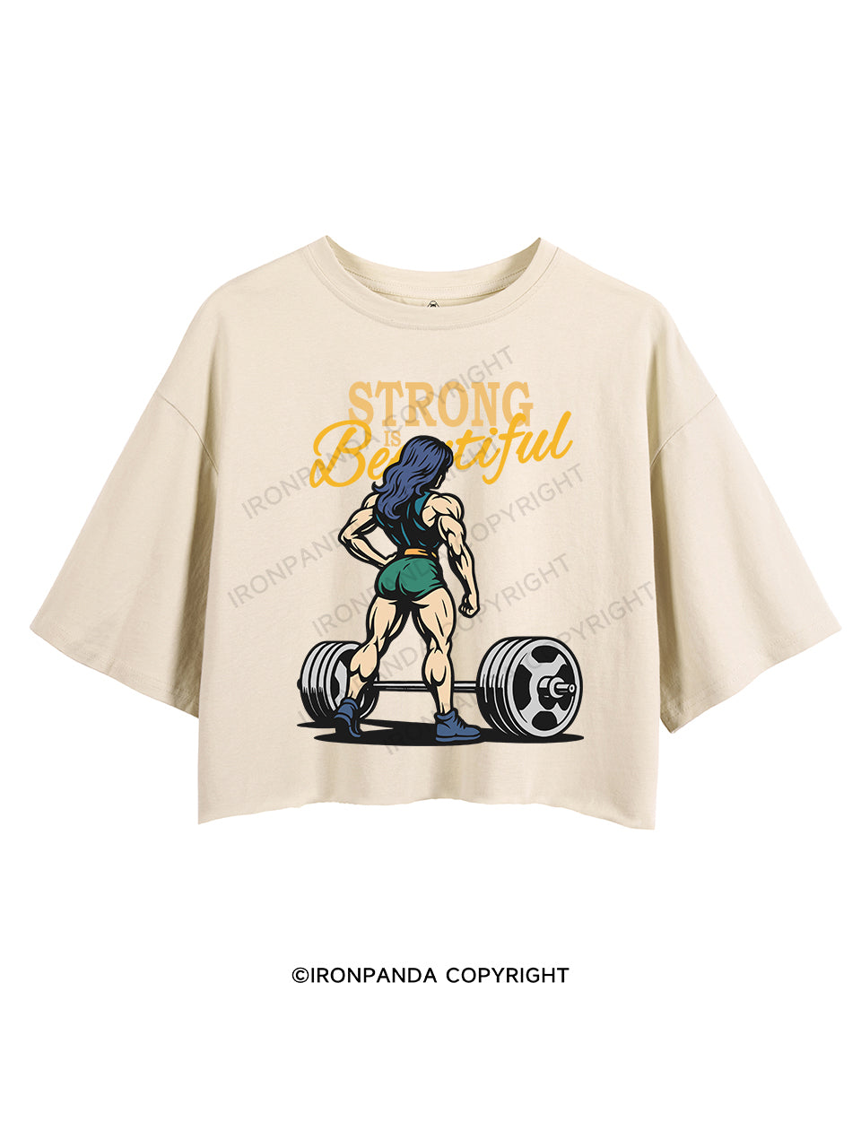 STRONG IS BEAUTIFUL CROP TOPS
