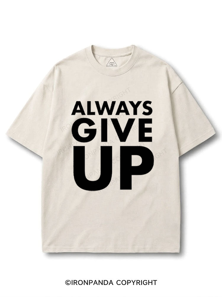 Always Give Up COTTON PUMP COVER