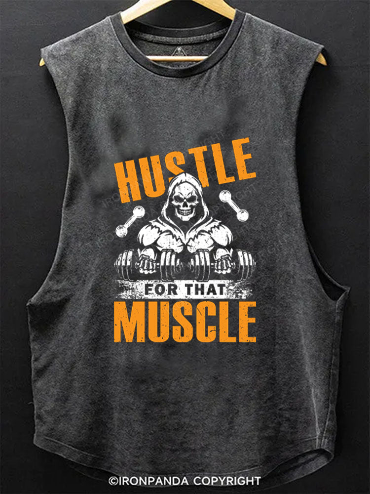 Hustle for That Muscle Scoop Bottom Cotton Tank