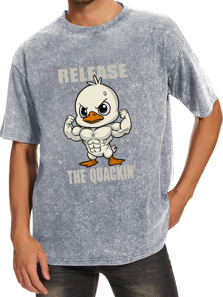 Release The Quackin Washed Gym Shirt
