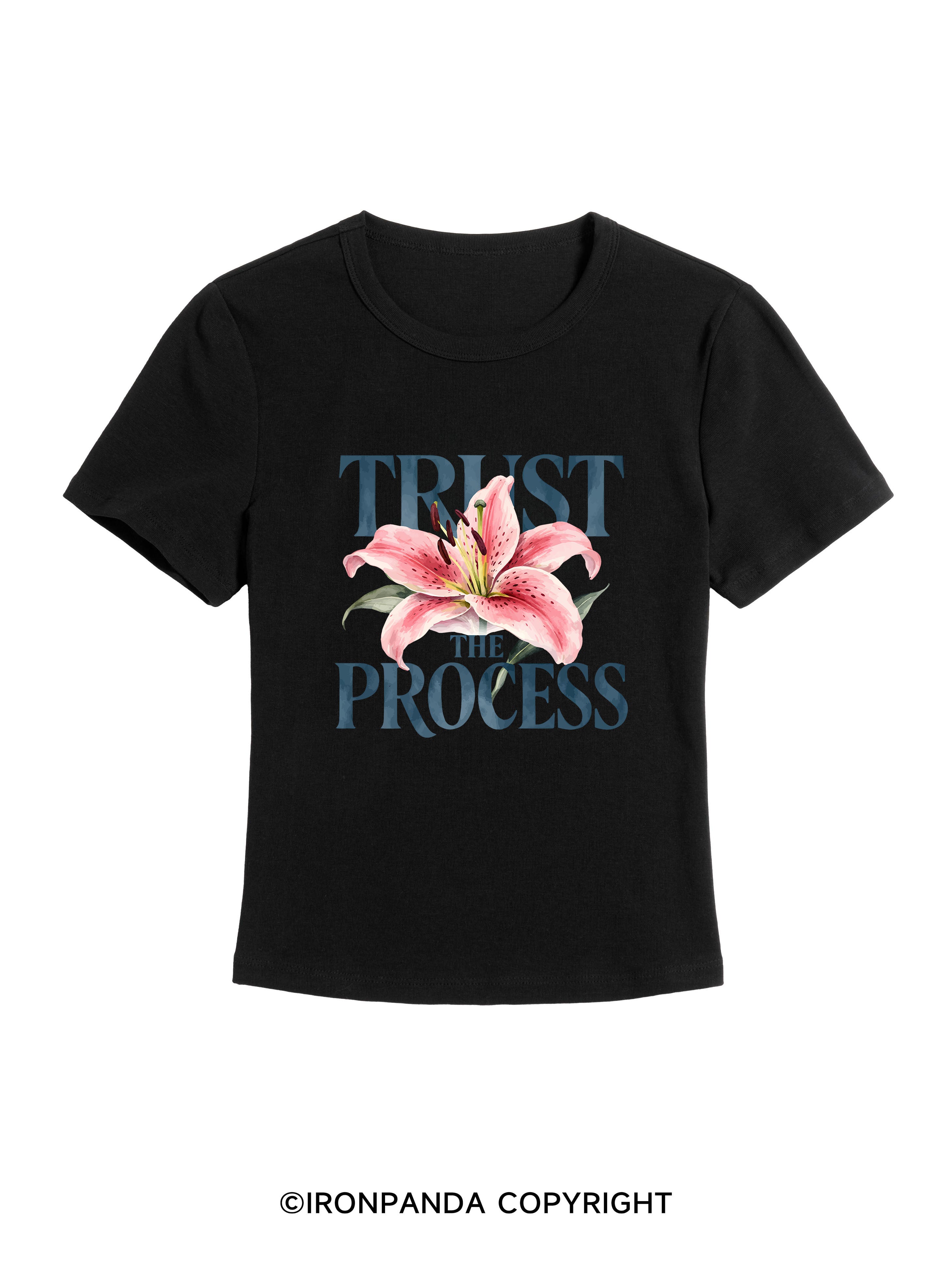 TRUST THE PROCESS GYM BABY TEE