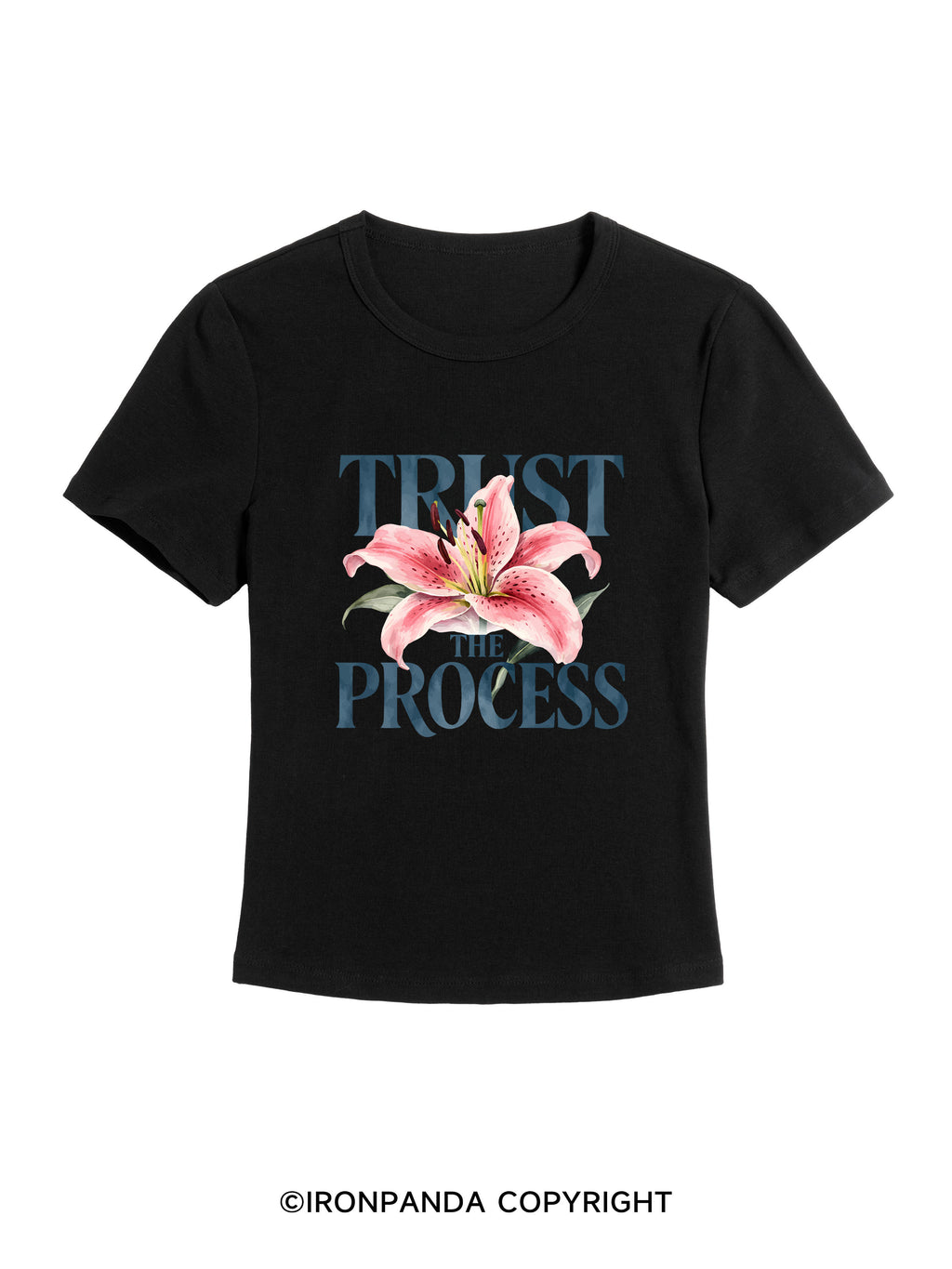 TRUST THE PROCESS GYM BABY TEE