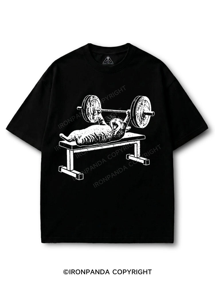 Cat Gym Workout Bench Press COTTON PUMP COVER