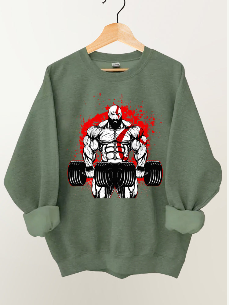 Train Like A God Gym Sweatshirt