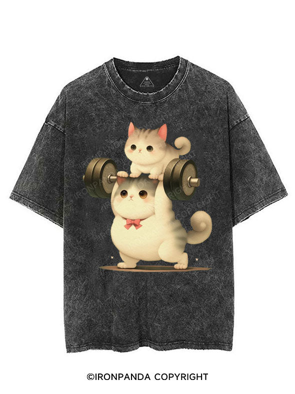 MAMA CAT POWER VINTAGE GYM SHIRT