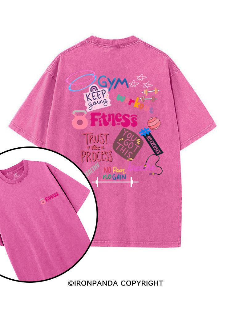 Fitness printed Gym Shirt