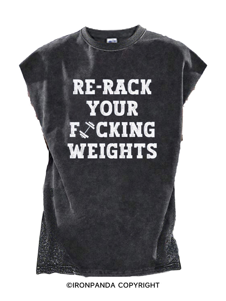 Re-Rack Your Weights Cut Off Tank