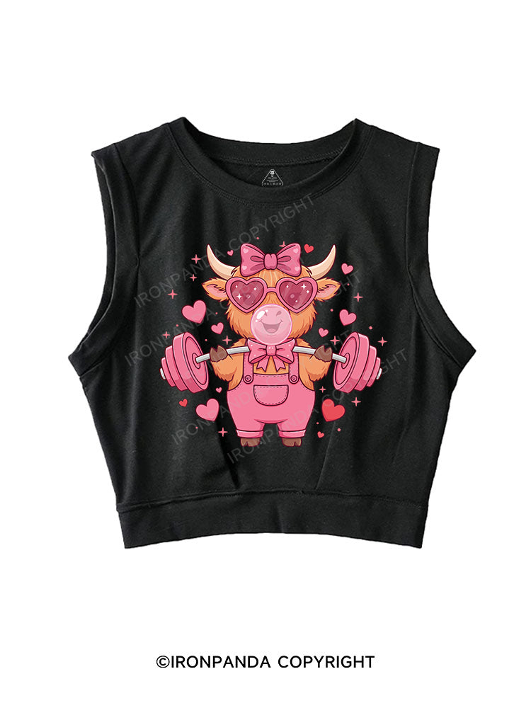 Iron Moo SLEEVELESS CROP TOPS