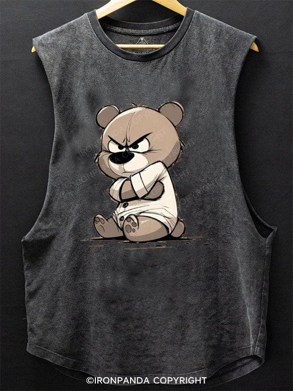 angry little bear SCOOP BOTTOM COTTON TANK
