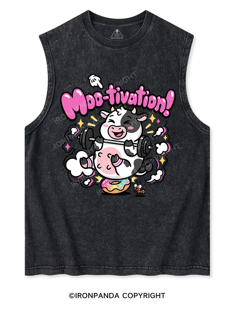 Moo-tivation Washed Tank