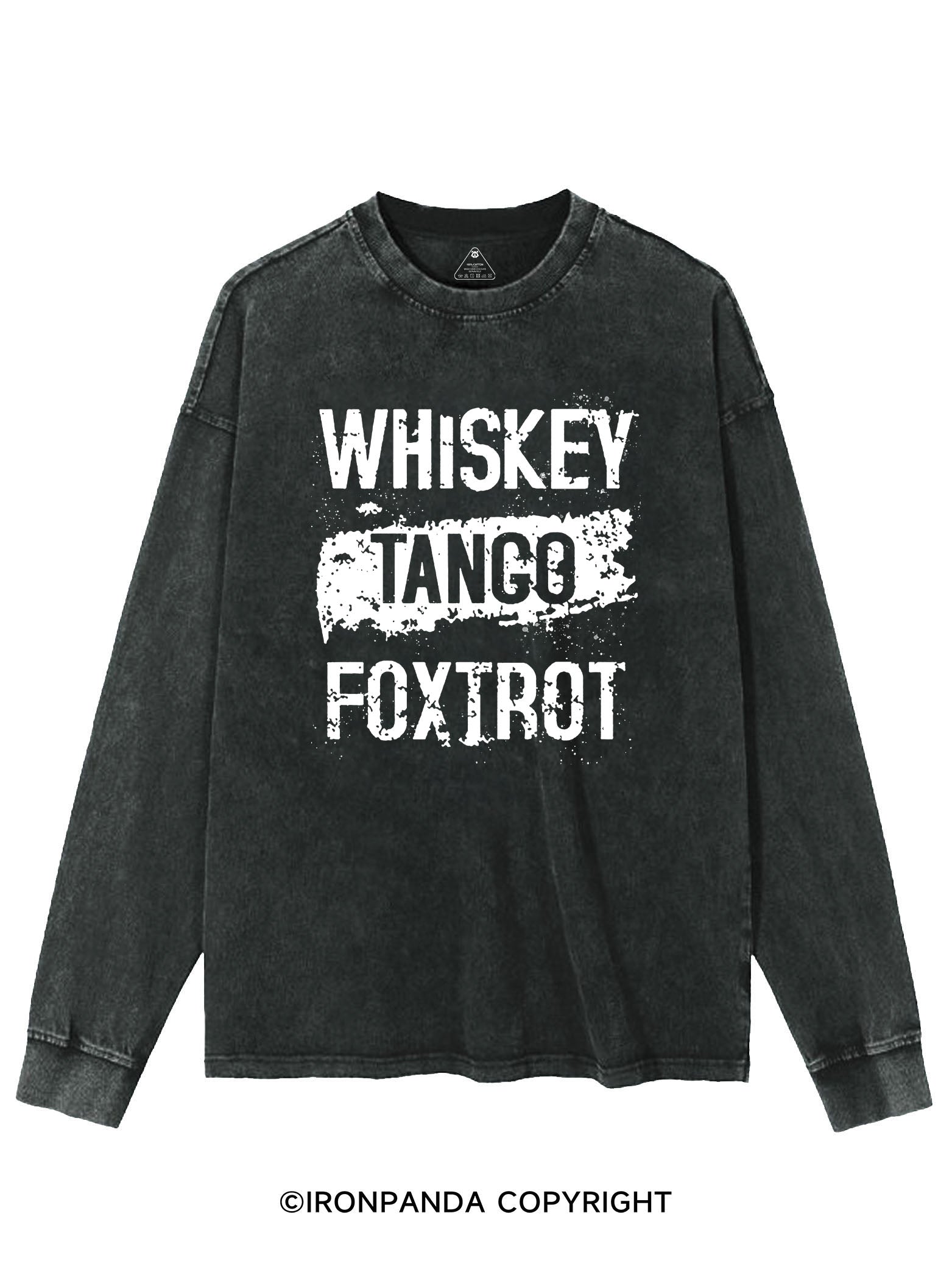 Whiskey Tango Foxtrot Washed Sweatshirt