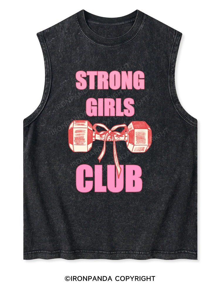 STRONG GIRLS  Washed Tank