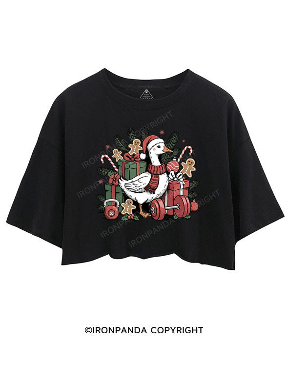 GOOSE'S MERRY MUSCLE TIME CROP TOPS