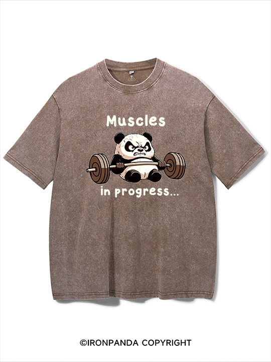 muscles in progress Washed Gym Shirt