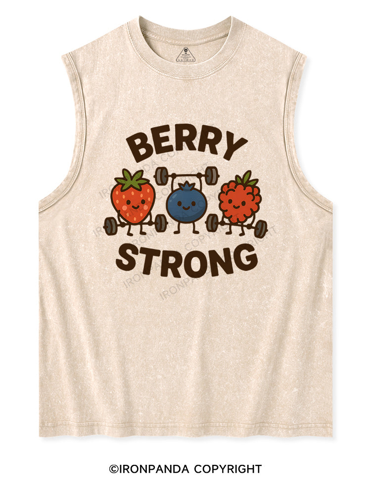 BERRY STRONG Washed Tank