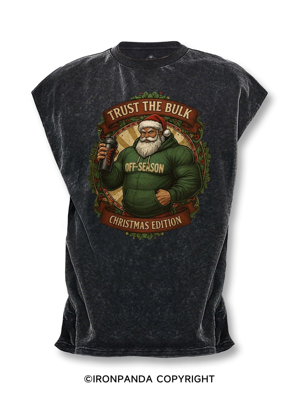 Christmas Jacked Cut Off Tank