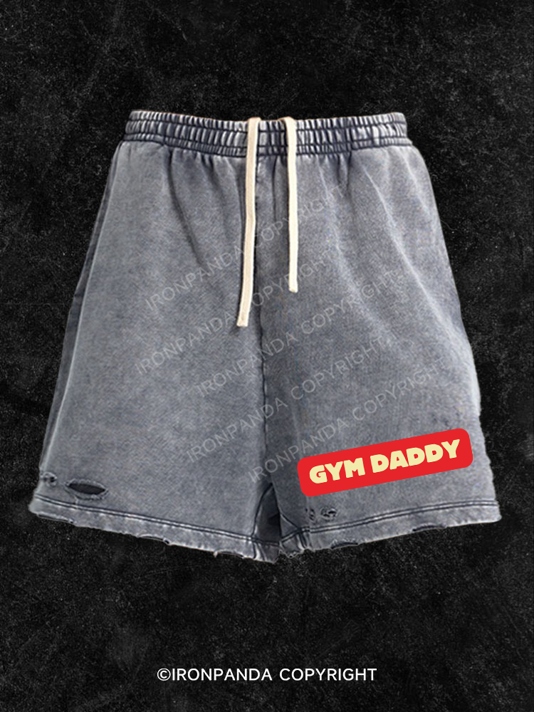 Gym Daddy Washed Gym Shorts