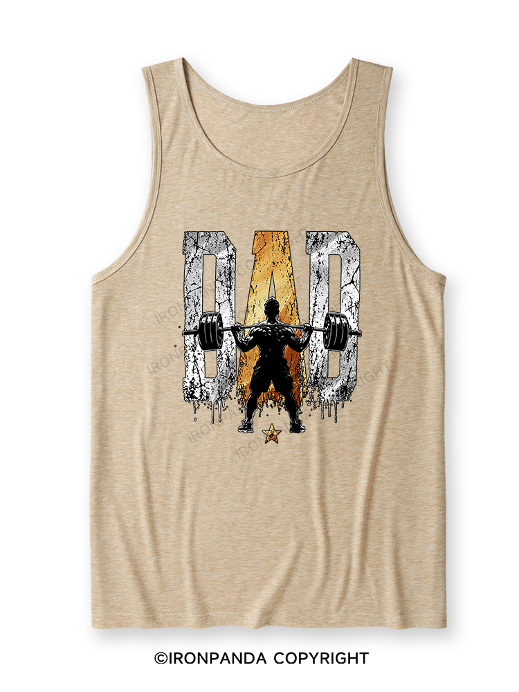 Dad Lifting Ultra Soft Heather Tank