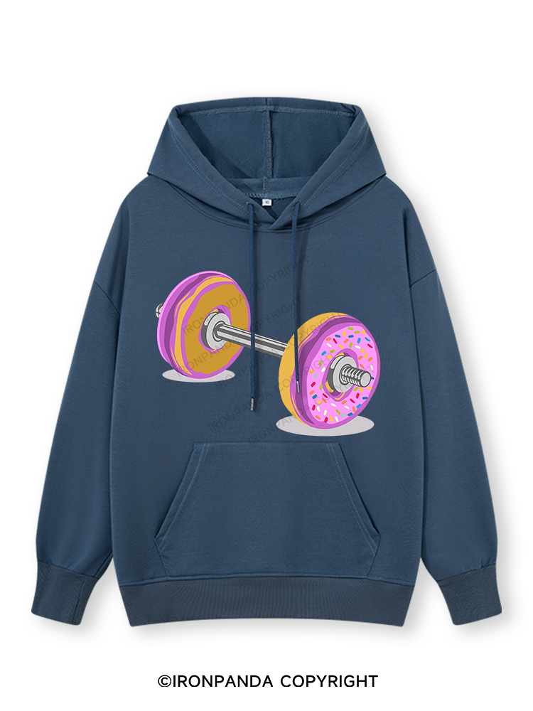 DONUT BARBELL Classic Gym Hoodie