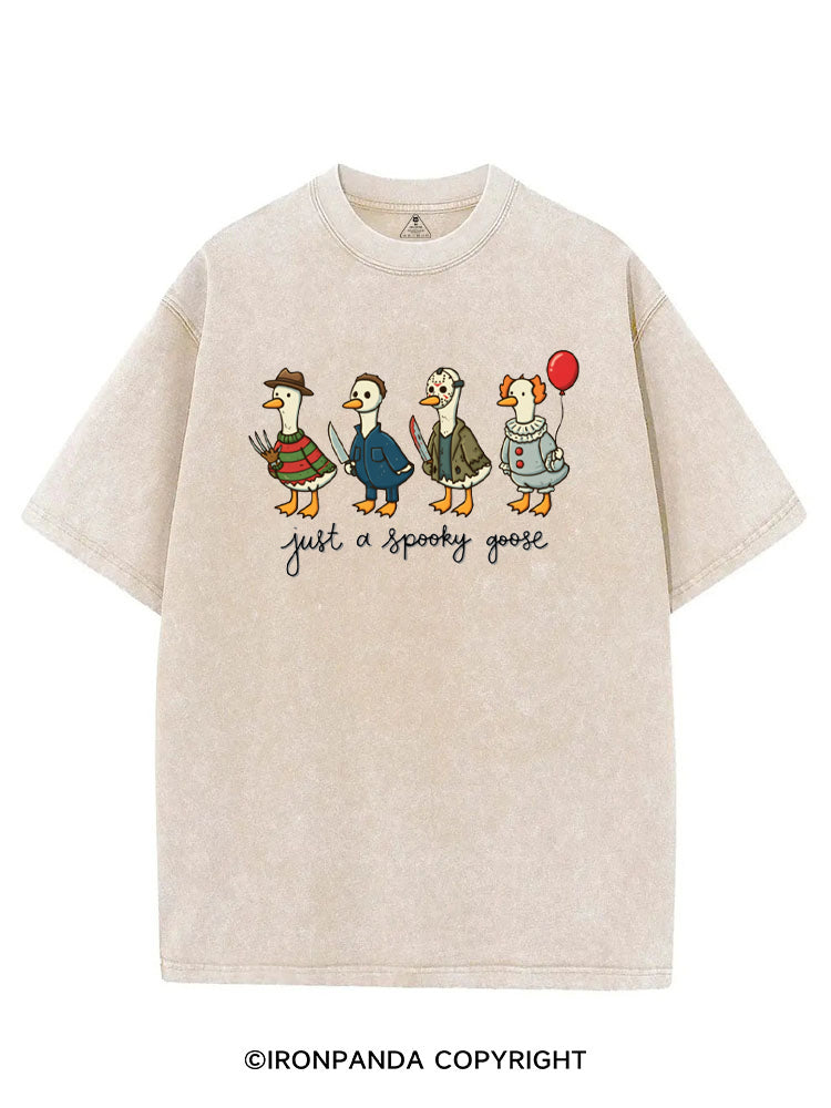 Spooky Goose just a spooky goose VINTAGE GYM SHIRT