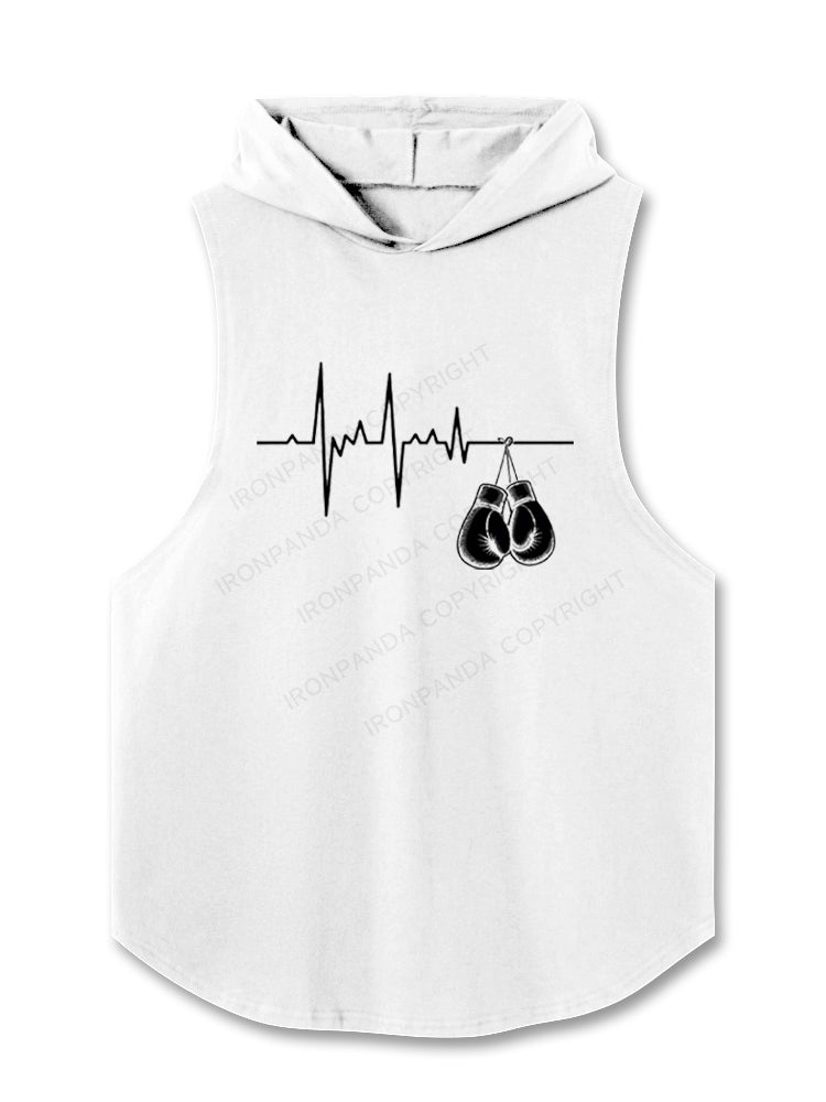 Boxing Heartbeat Hooded Tank
