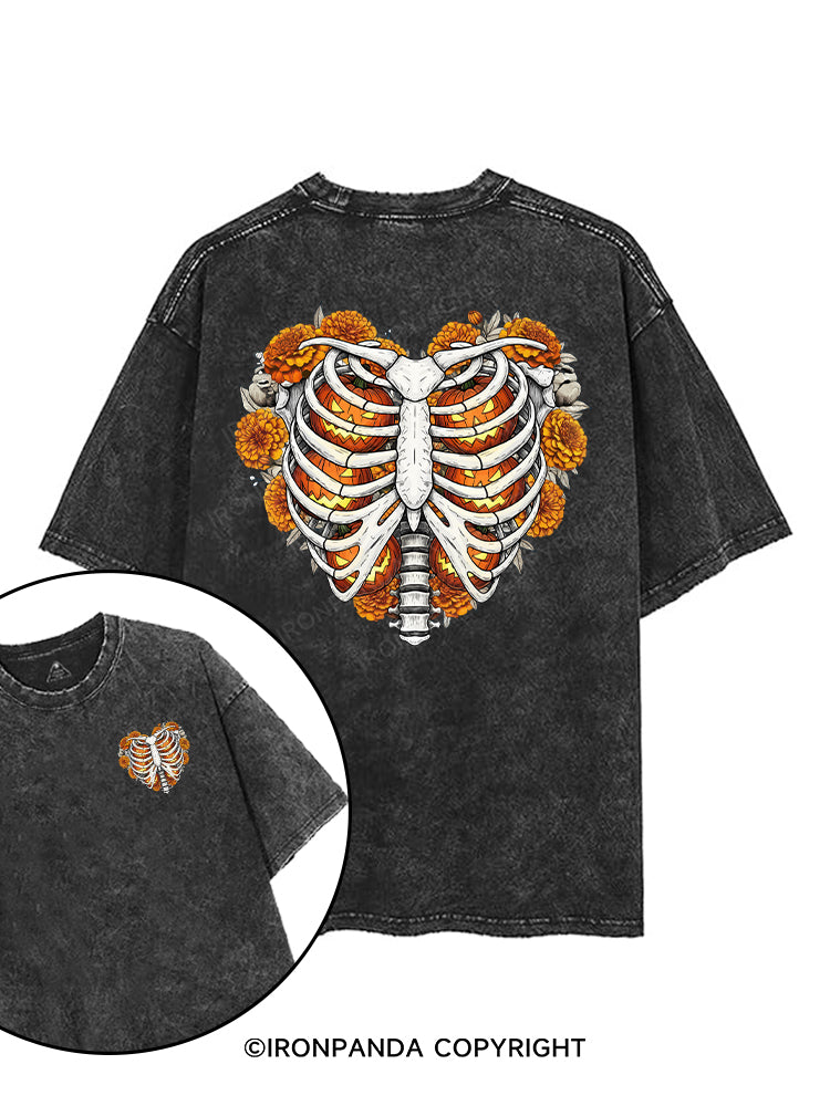 Forceful Skull printed Gym Shirt