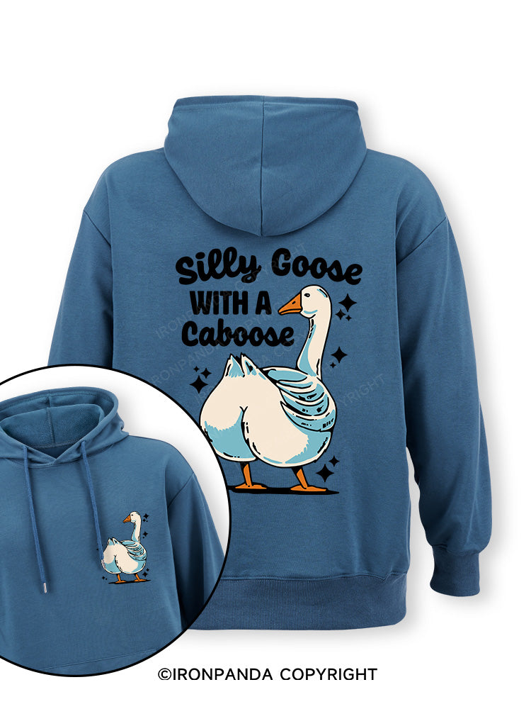 Silly Goose With A Caboose Double-Sided Printed Classic Gym Hoodie
