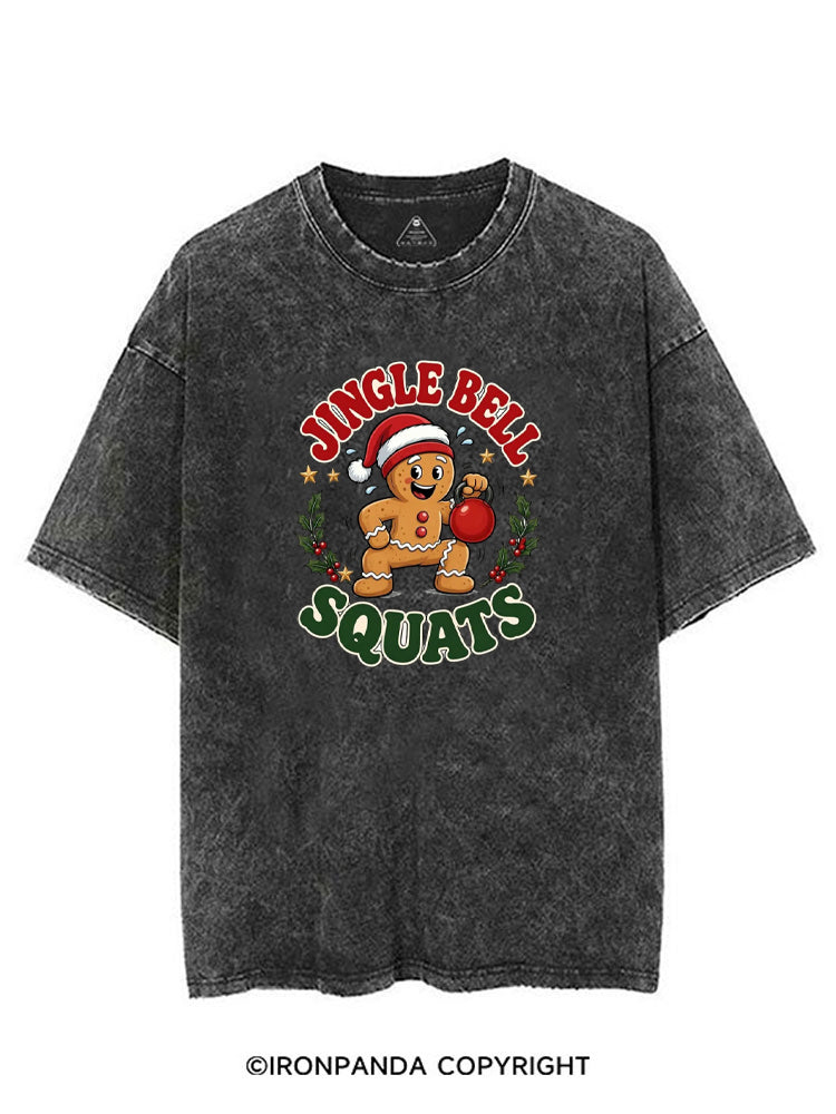 JINGLE BELL SQUATS VINTAGE GYM SHIRT