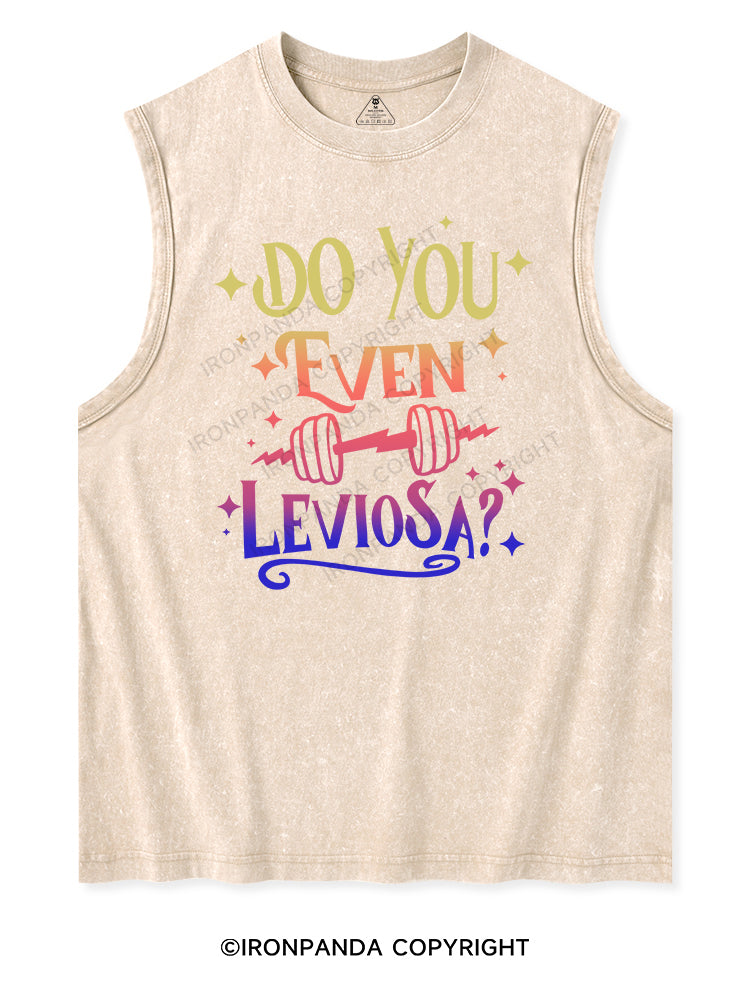 DO YOU EVEN LEVIOSA? Washed Tank