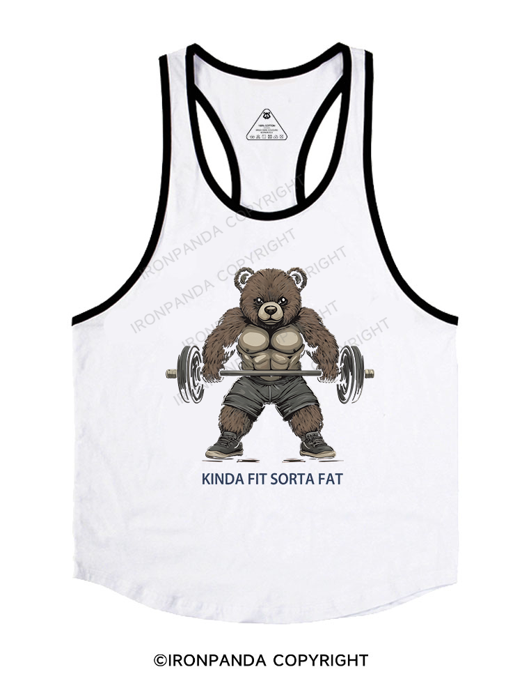 KINDA FIT SORTA FAT Stringer Gym Vest