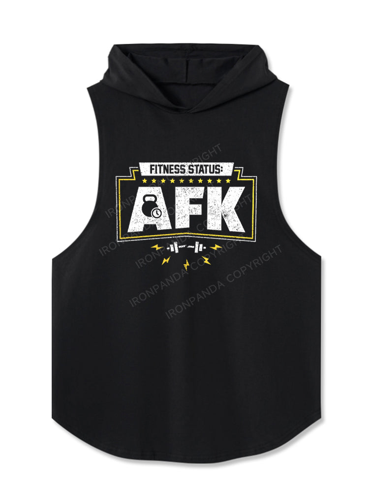 FITNESS STATUS: AFK Hooded Tank
