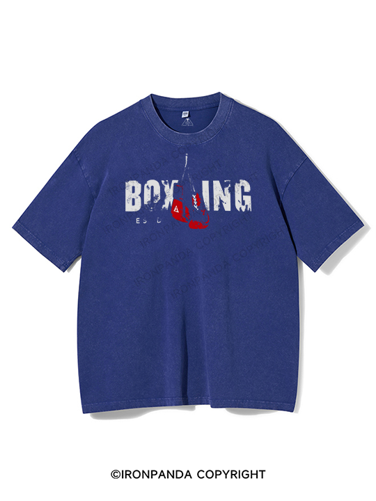 Boxing Washed Gym Shirt