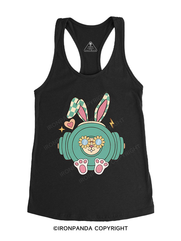 PumpBun Gym Racerback Tank