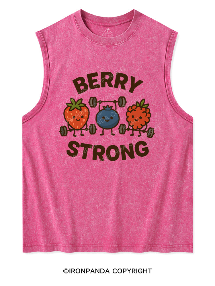BERRY STRONG Washed Tank