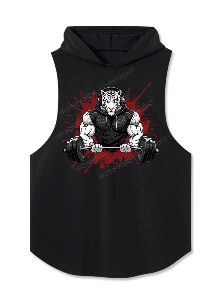 Muscle Tiger Hooded Tank